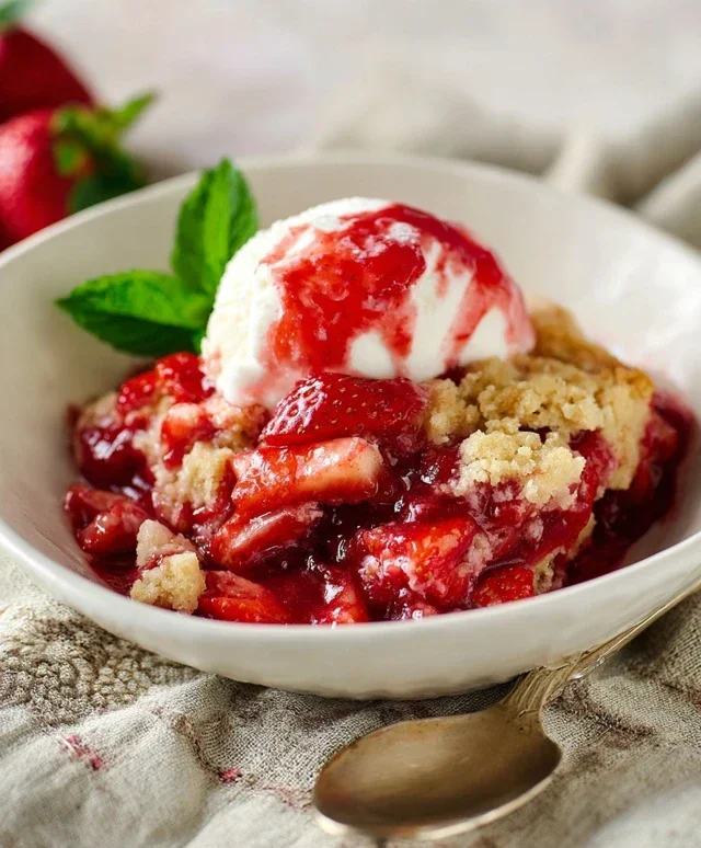 Strawberry Cobbler