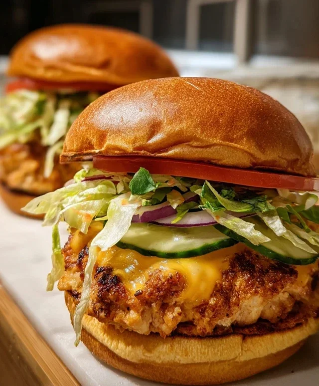Ground Chicken Smash Burgers