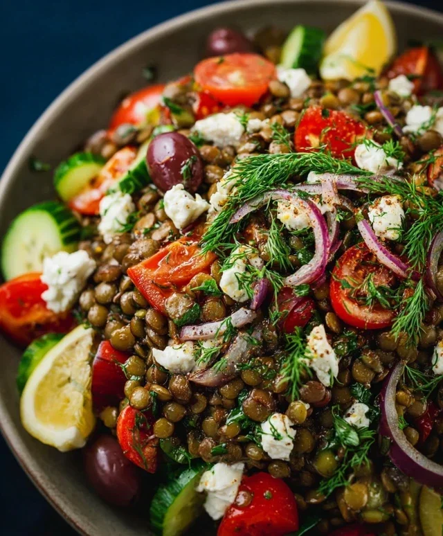 Mediterranean Lentil Salad