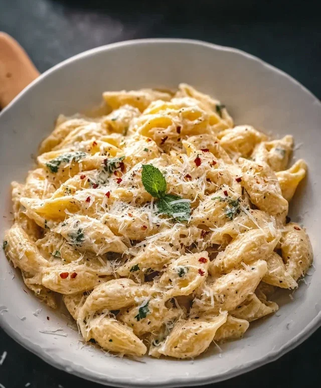 One Pot Creamy Garlic Pasta (Just 20 Minutes!)