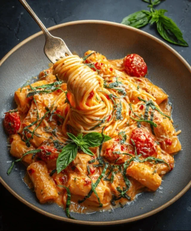 Creamy Tomato Garlic Pasta
