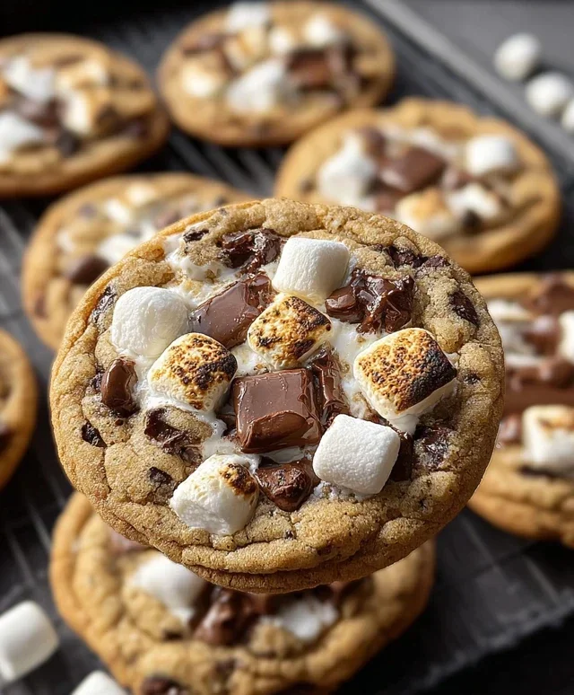 S'mores Cookies and Cream Cookies