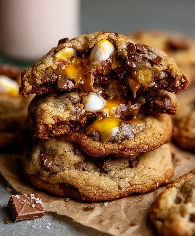 Brown Butter Cadbury Egg Cookies