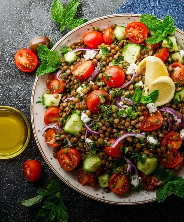 Mediterranean Lentil Salad