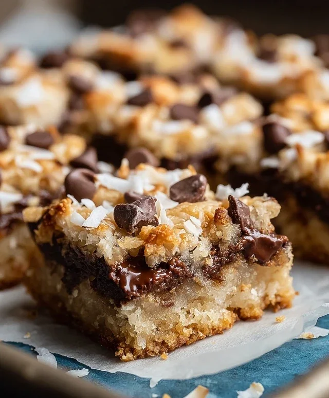 Almond Joy Cookie Bars