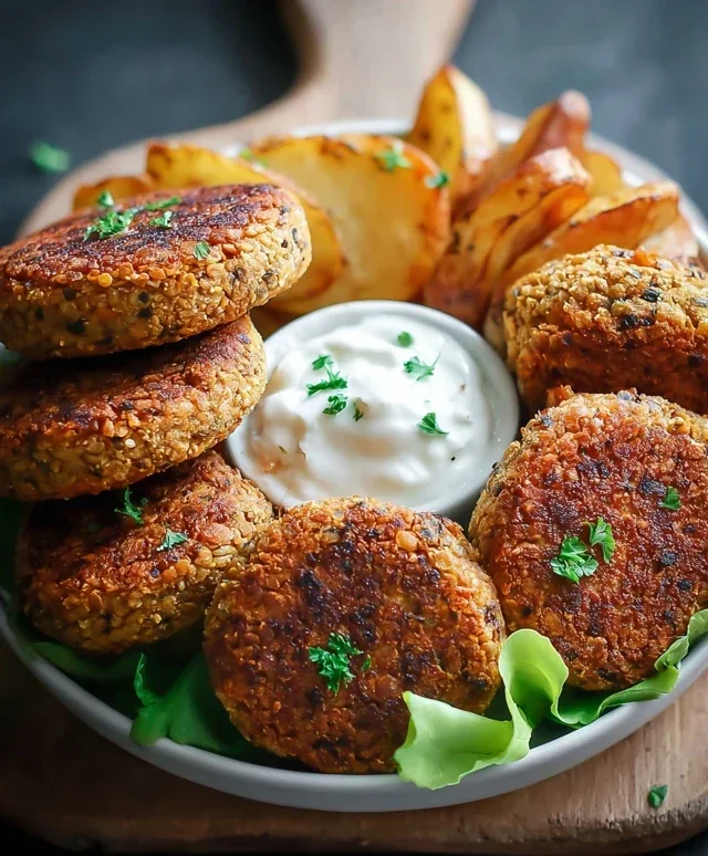 Easy 6-Ingredient Lentil Burgers