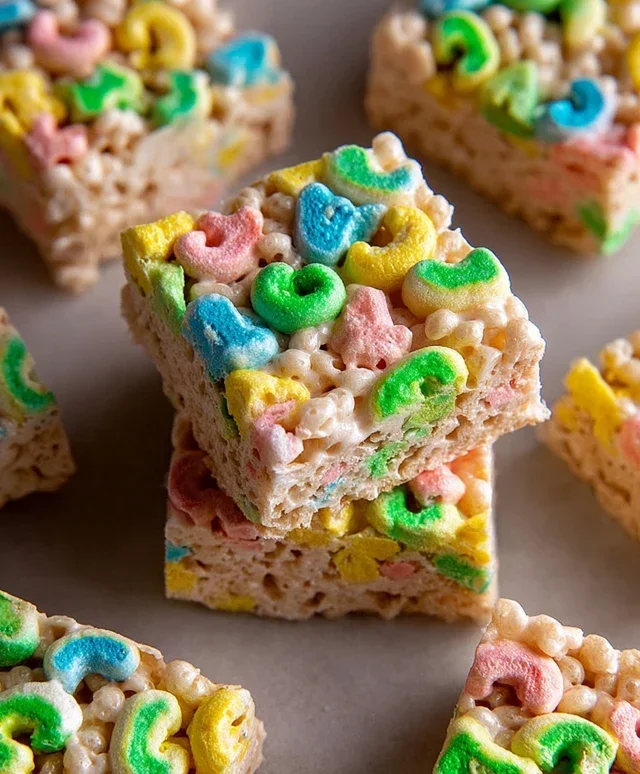 Lucky Charms Rice Krispie Treats