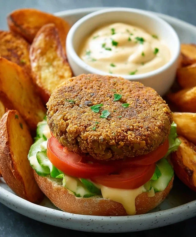 Easy 6-Ingredient Lentil Burgers