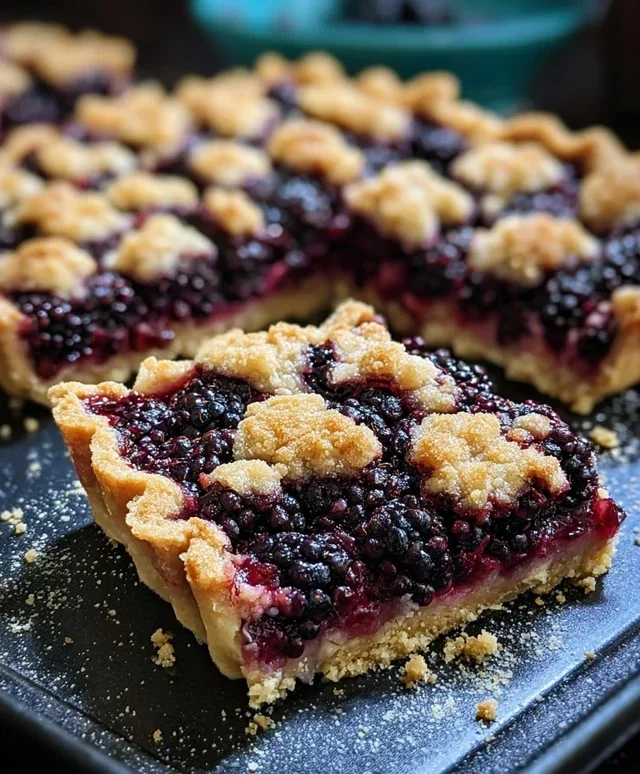 Blackberry Pie Crum extract extractble Bars