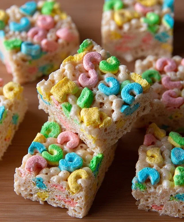 Lucky Charms Rice Krispie Treats