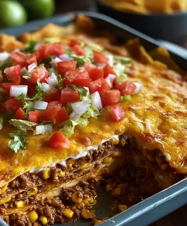 Walking Taco Casserole