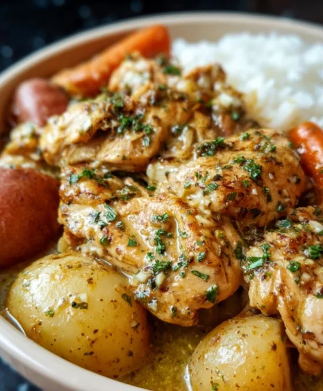 Garlic Butter Chicken Crockpot Recipe: 6-Hour Magic for Tender Bliss