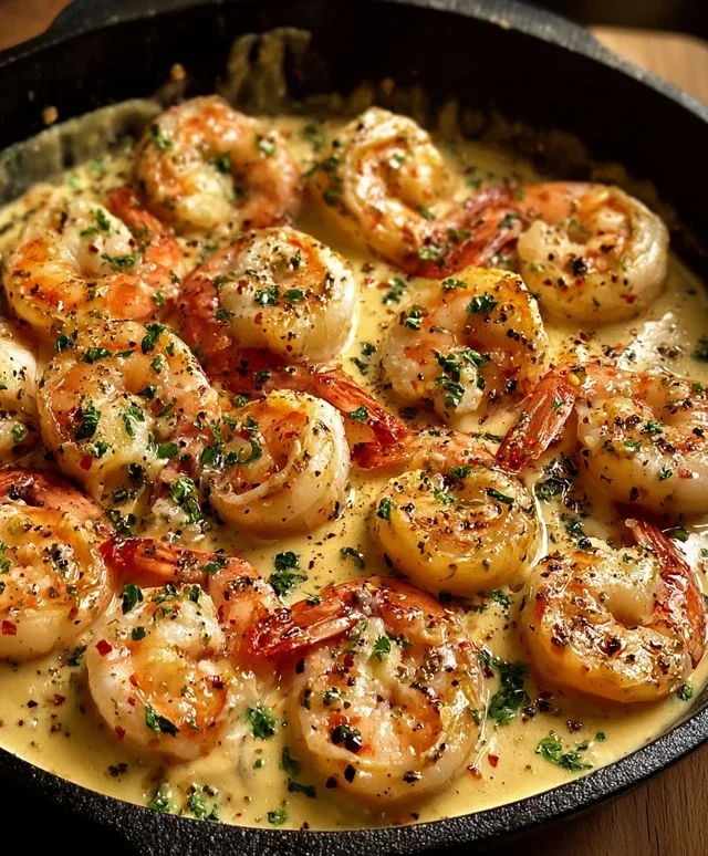 Creamy Garlic Shrimp