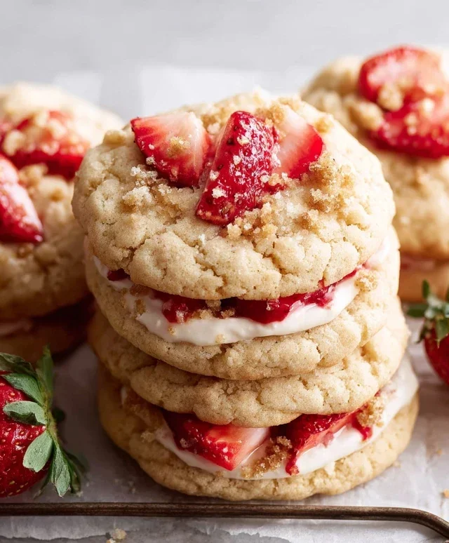 Strawberry Shortcake Cookies