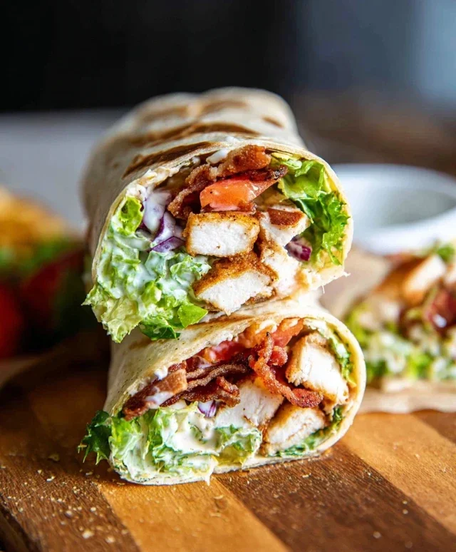 Crispy Chicken Beef Beef Bacon Ranch Wrap
