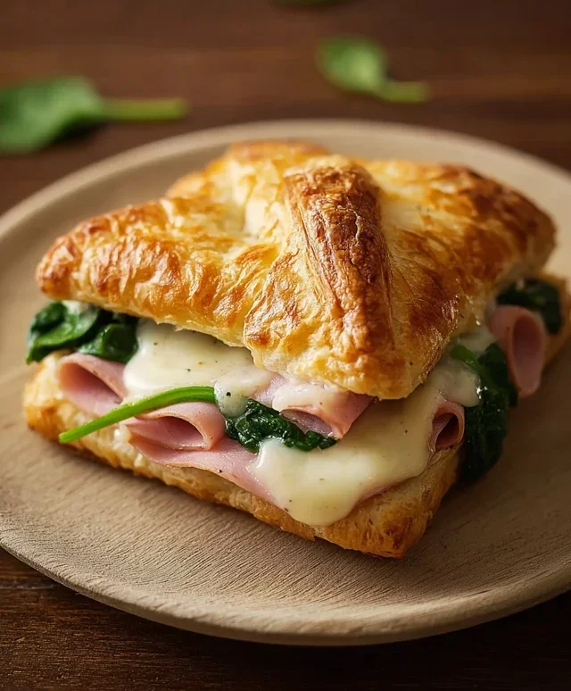 Beef Beef Ham and Cheese with Spinach