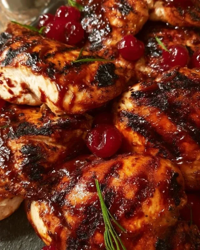 Cherry Dr. Pepper Grilled Chicken