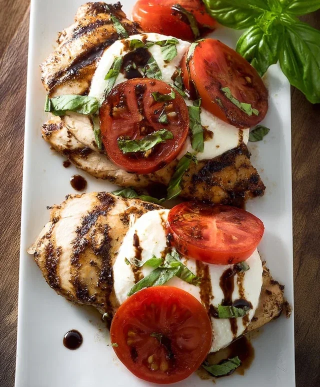 Grilled Chicken Caprese