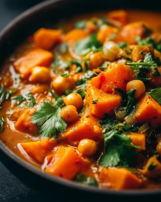 Sweet Potato and Chickpea Curry