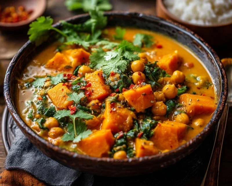 Sweet Potato and Chickpea Curry