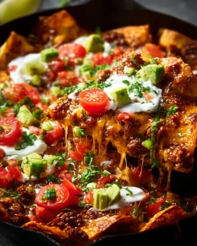 Beef Skillet Enchiladas