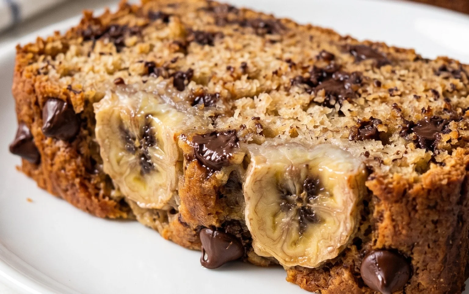 Easy Chocolate Chip Banana Bread