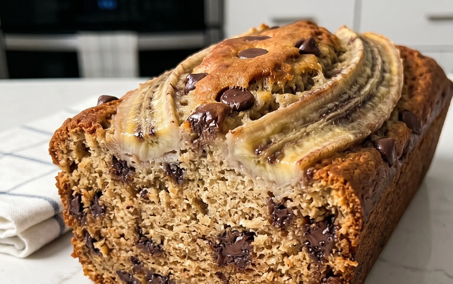 Easy Chocolate Chip Banana Bread