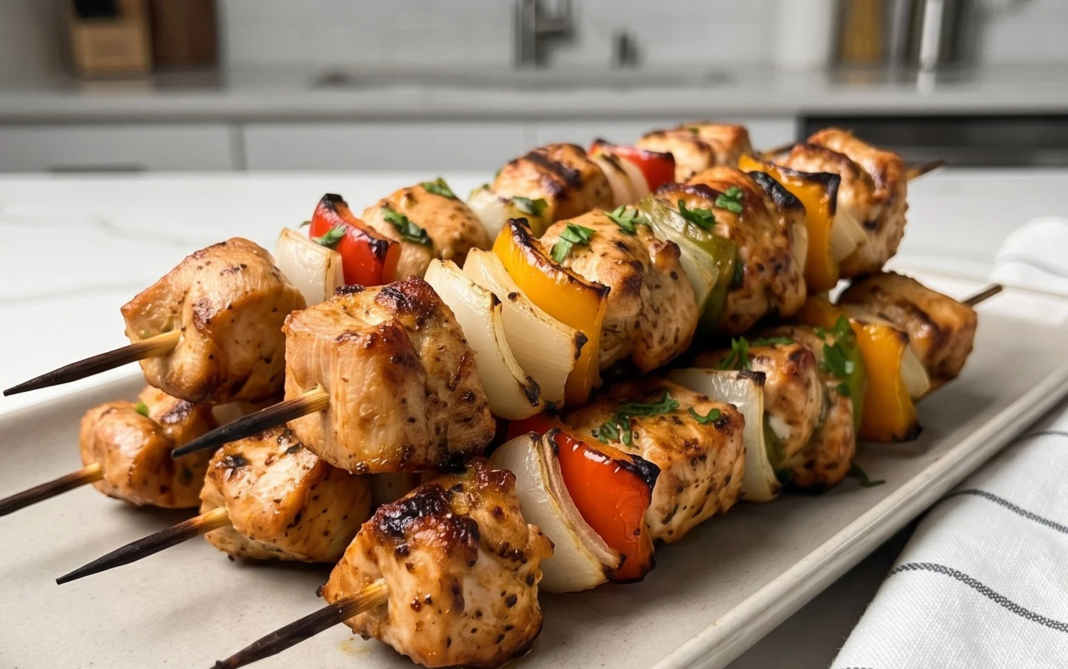 Air Fryer Chicken Skewers (VIDEO)