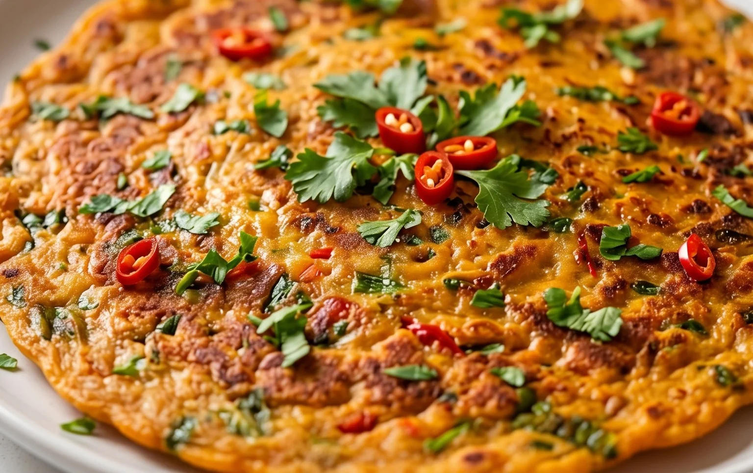 Masoor Dal Chilla | Savory Red Lentil Pancakes