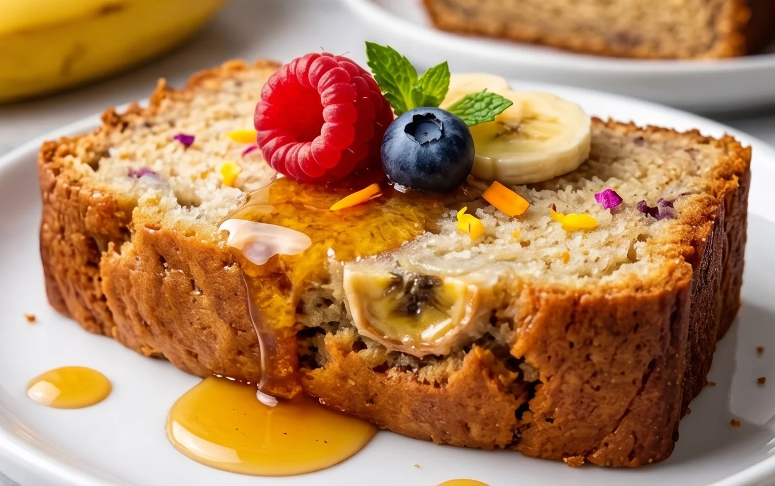 The BEST Honey Vanilla Banana Bread ~ Soft & Fluffy, Easy Recipe