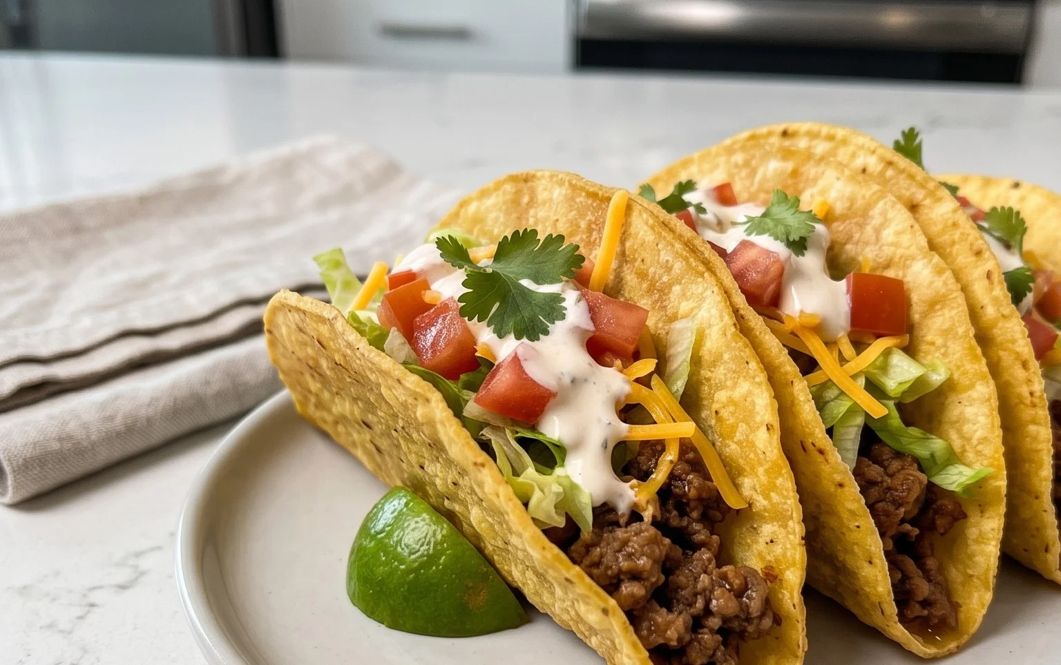 Crispy Ground Beef Tacos