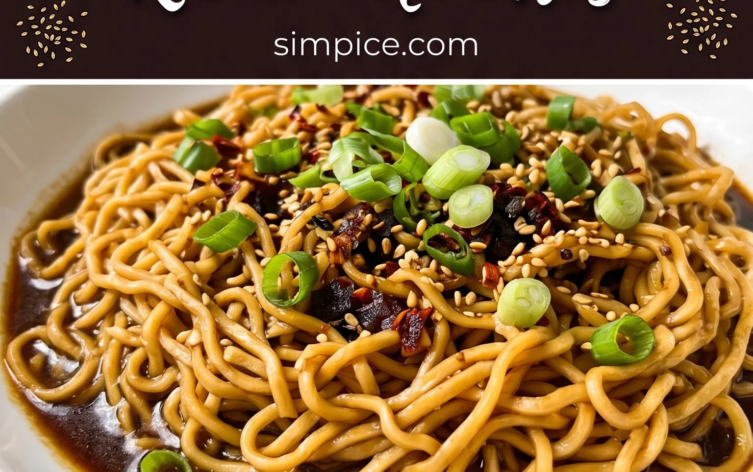 Easy Saucy Ramen Noodles
