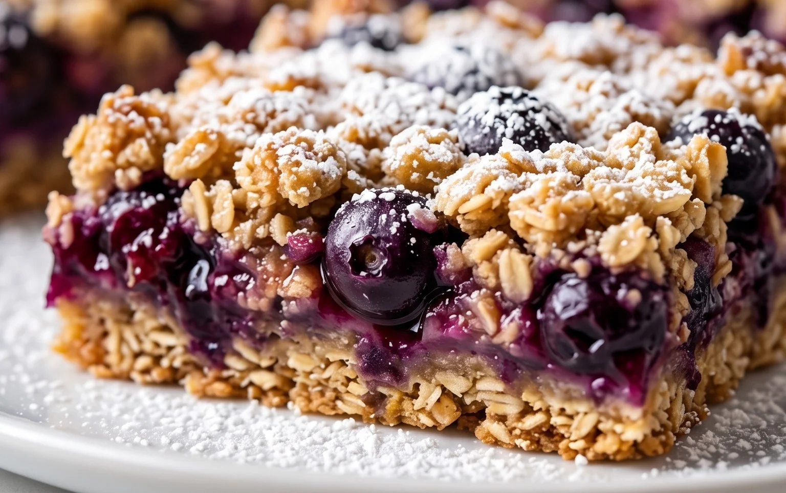 Blueberry Oatmeal Bars