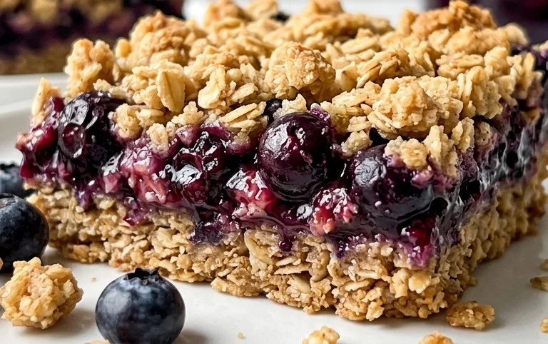 Blueberry Oatmeal Bars