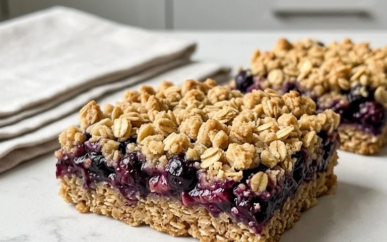 Blueberry Oatmeal Bars