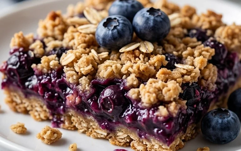 Blueberry Oatmeal Bars