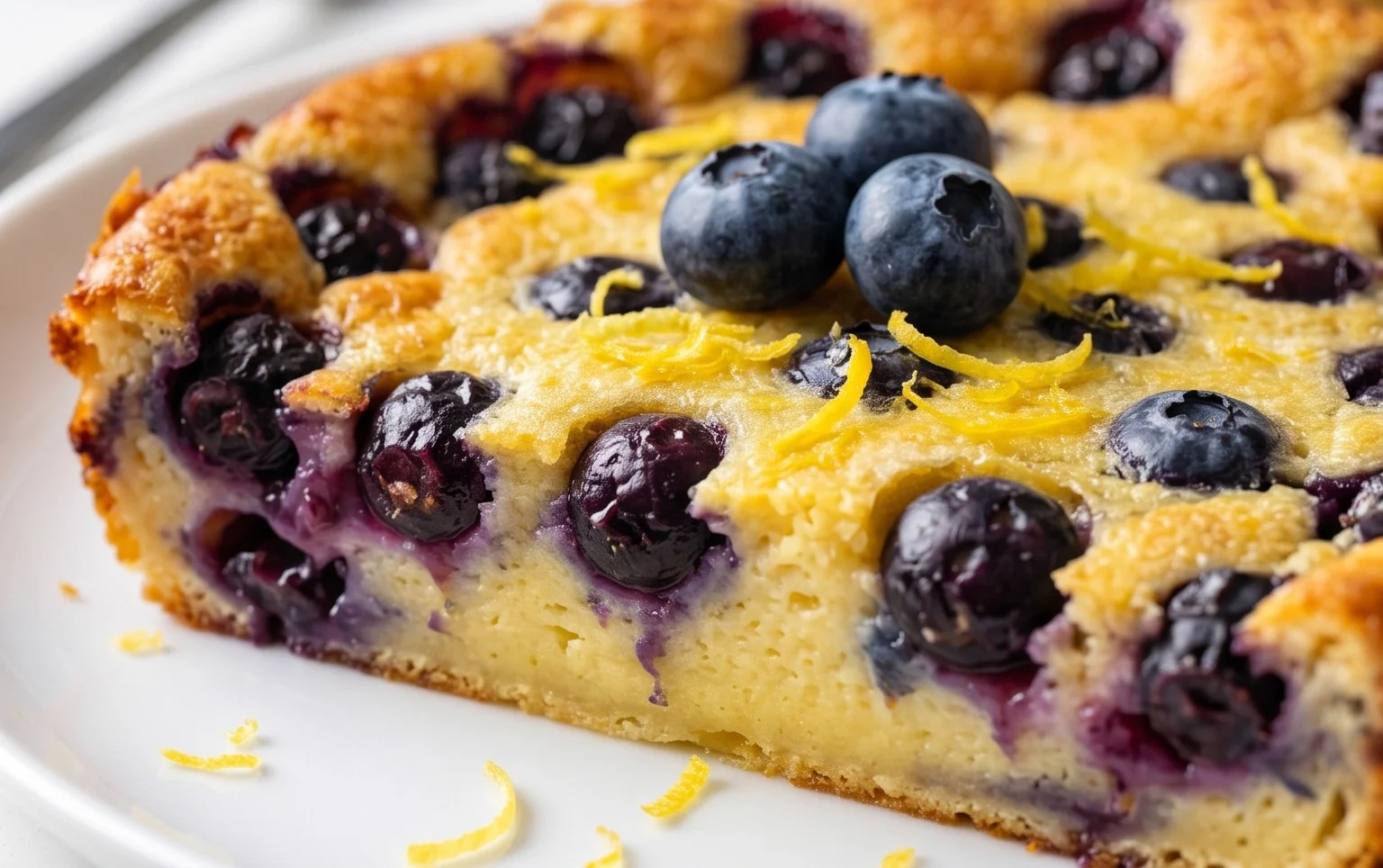 Lemon Blueberry Clafoutis