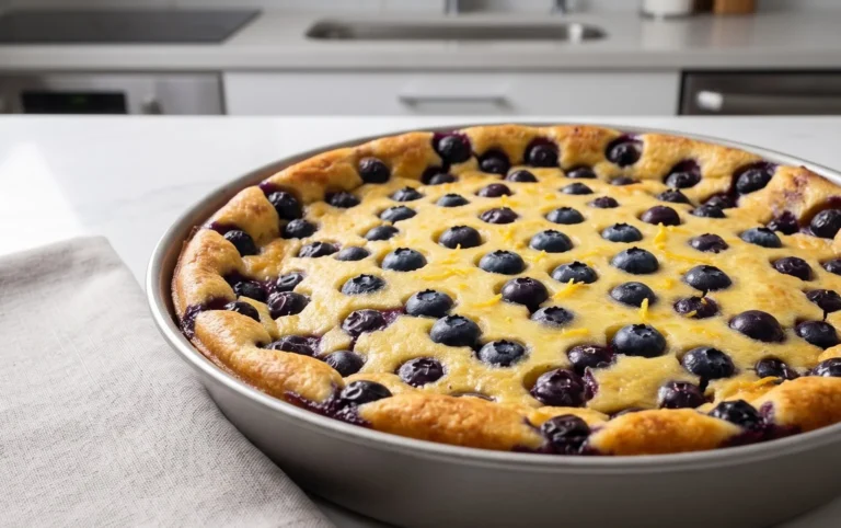 Lemon Blueberry Clafoutis