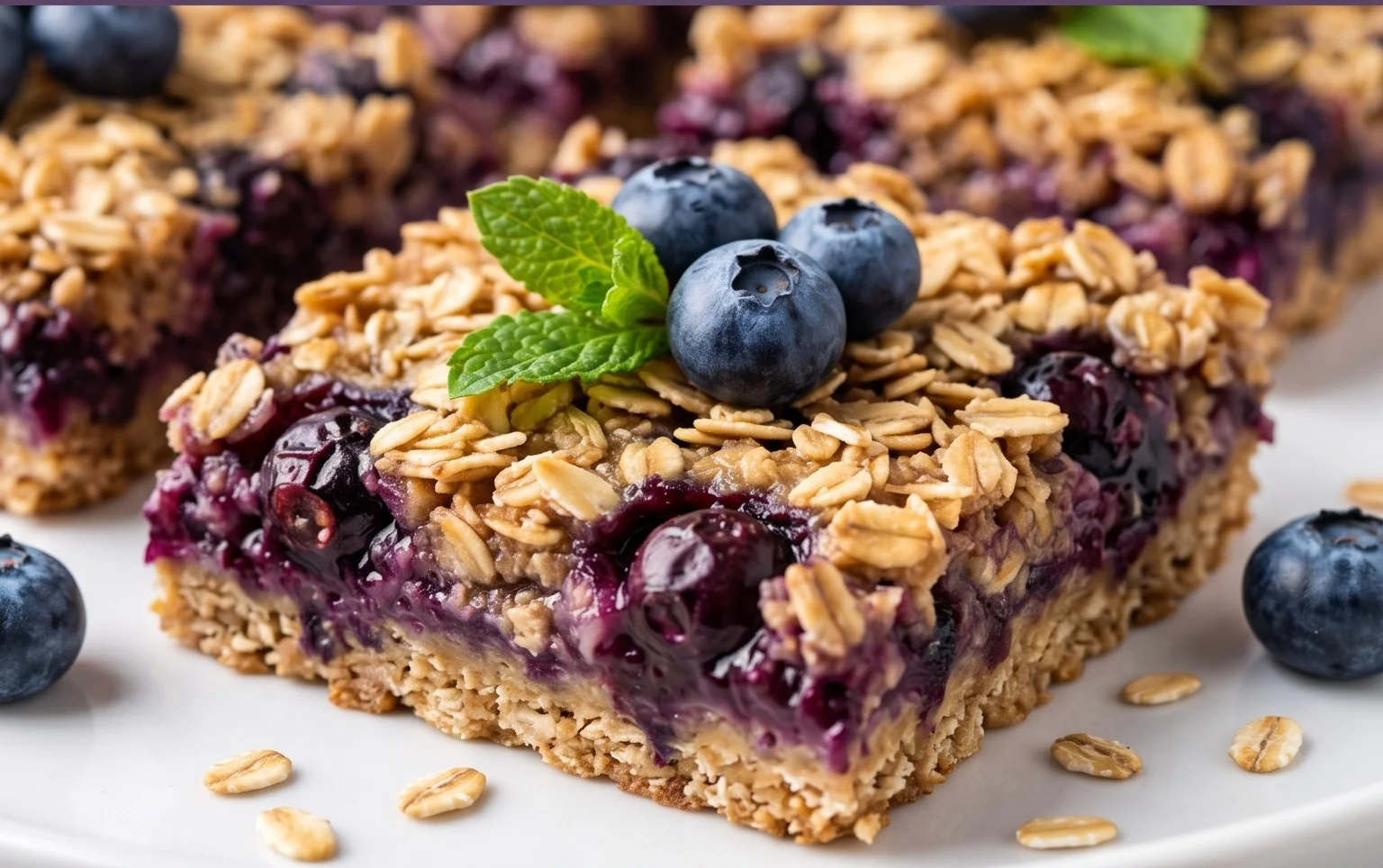 Blueberry Oatmeal Bars