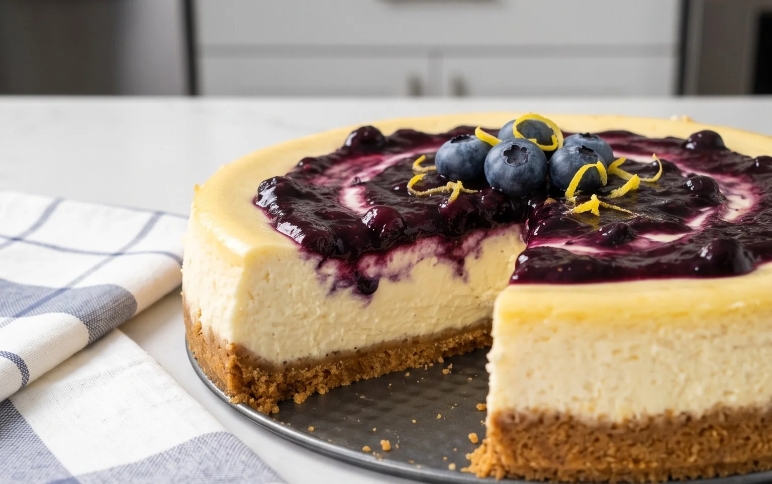 Lemon Blueberry Cheesecake