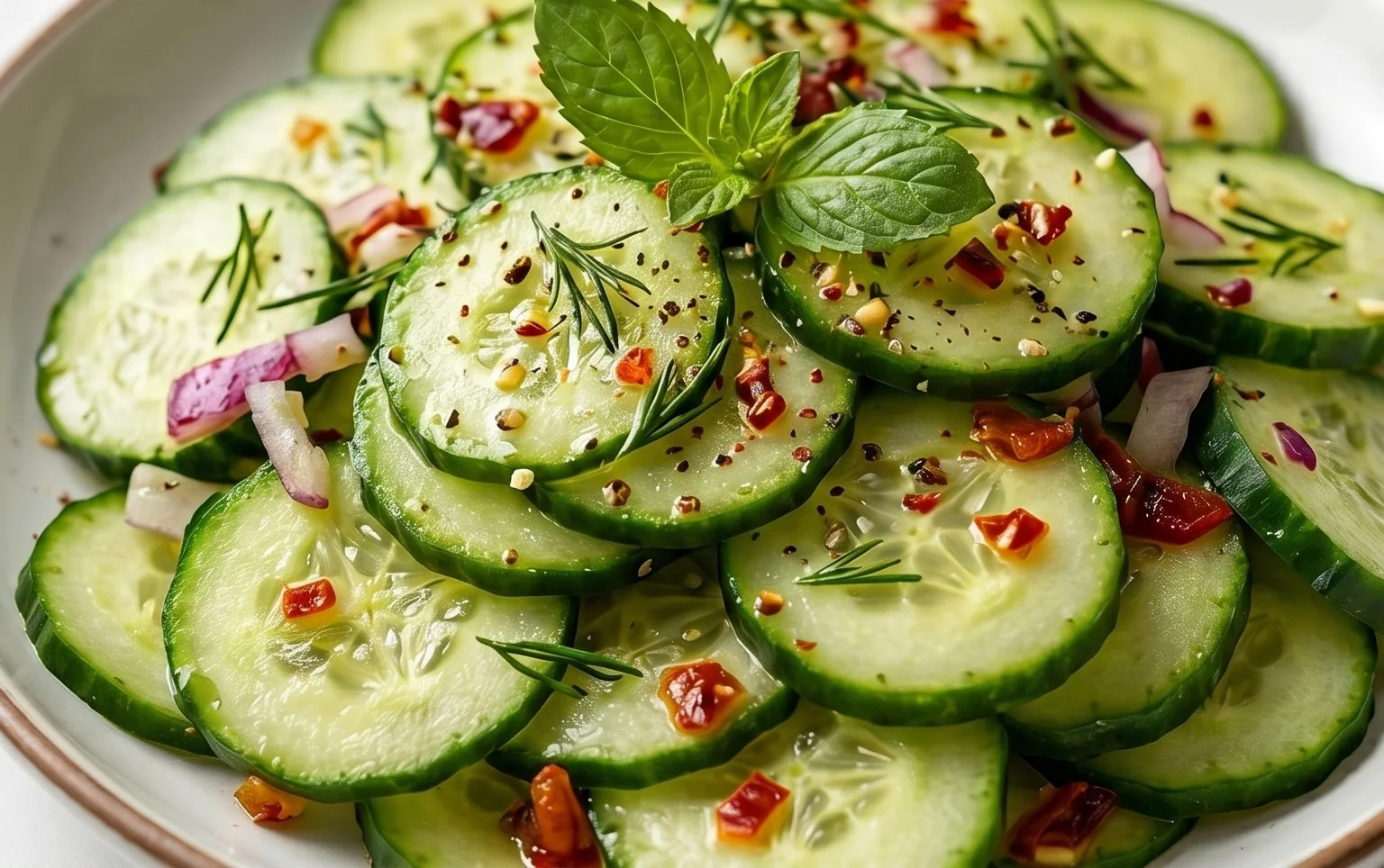 Polish Cucumber Salad