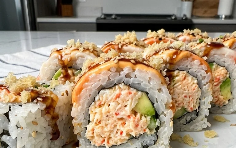 Kani Sushi (Spicy Crab Roll)