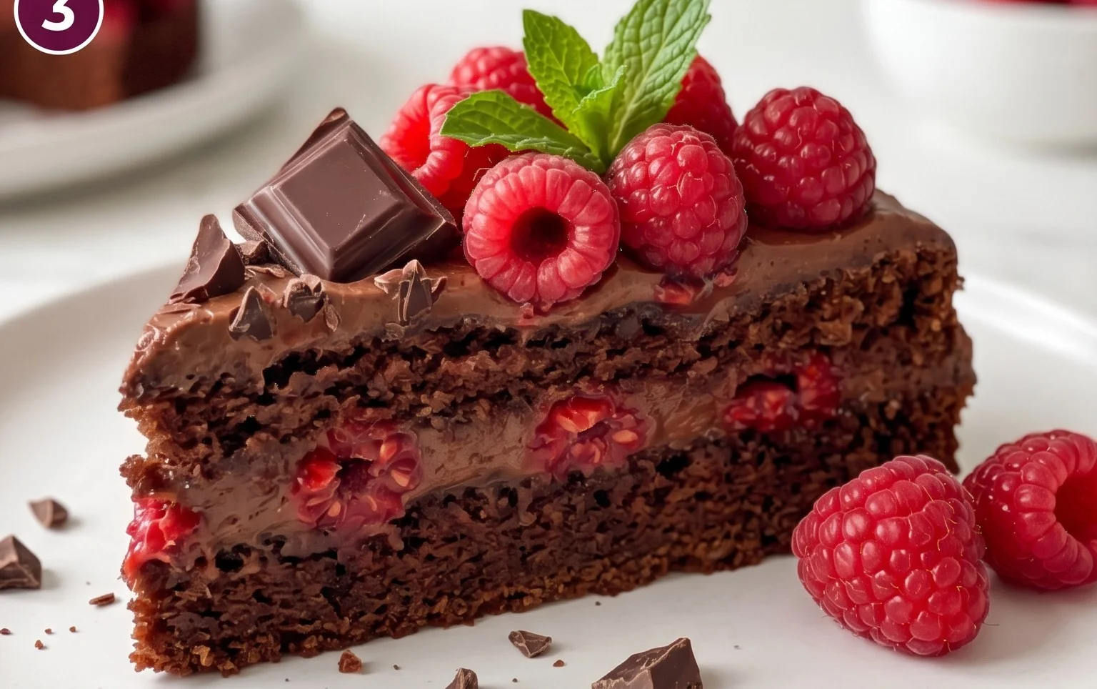 Chocolate Raspberry Cake