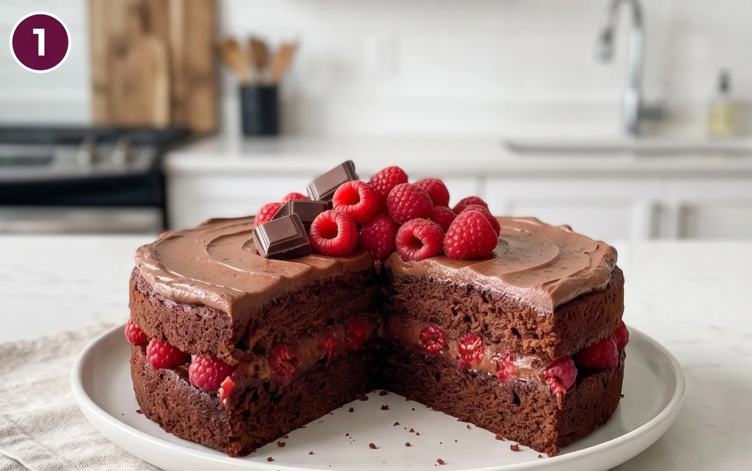 Chocolate Raspberry Cake