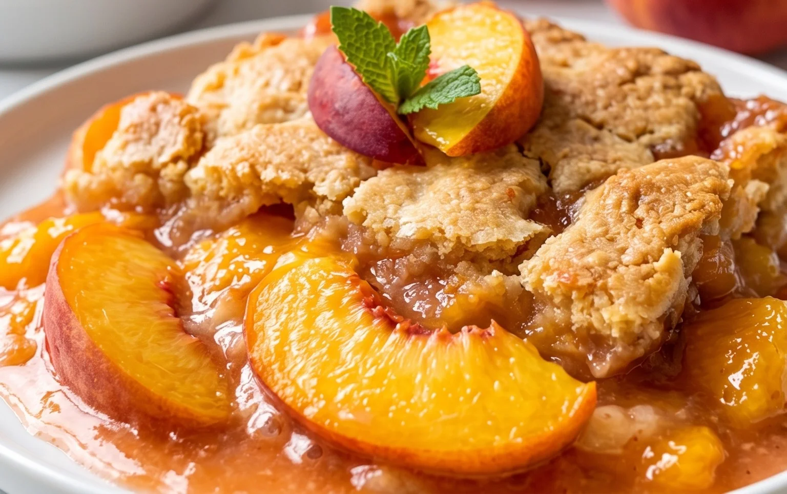Fresh Peach Cobbler
