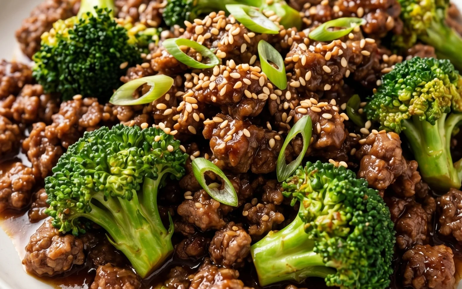 Ground Beef and Broccoli