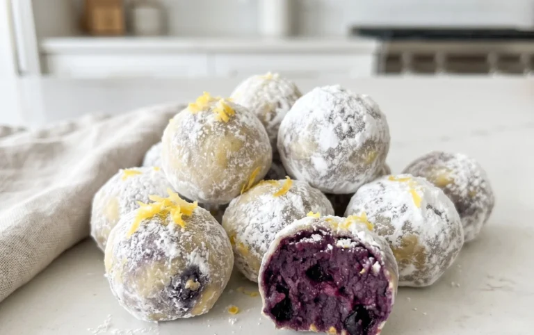LEMON BLUEBERRY TRUFFLES