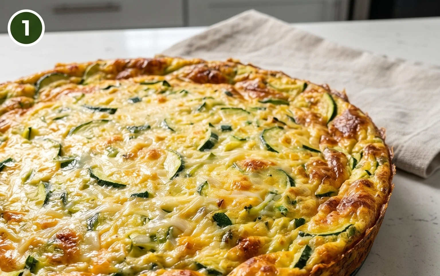 Crustless Zucchini Quiche Recipe