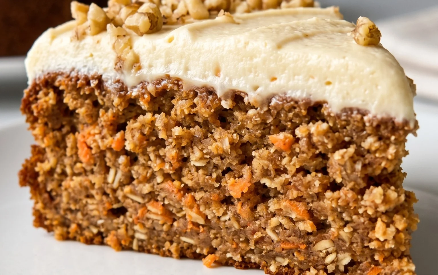 Easy Flourless Oatmeal Carrot Cake Recipe