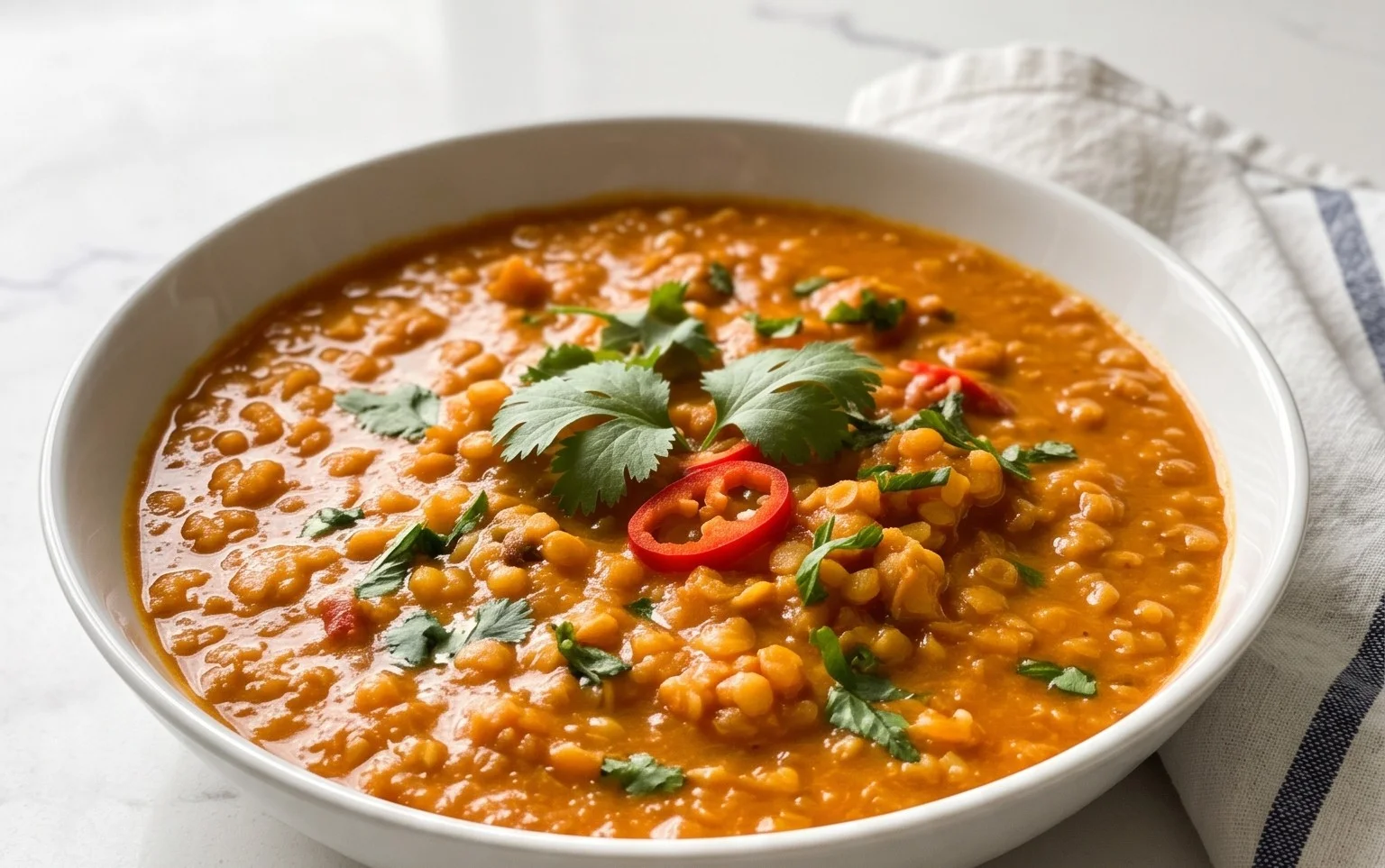 Spicy Red Lentil Curry